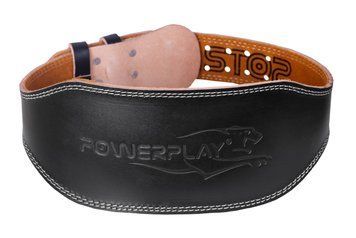 Пояс для тяжелой атлетики PowerPlay 5086 черно-коричневый XS