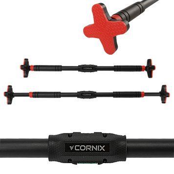 Турнік розсувний Cornix Pro+ 90-130 см XR-0287 Black/Red
