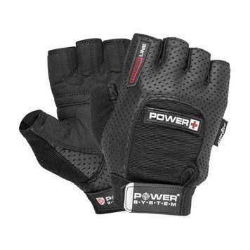 Перчатки для фитнеса и тяжелой атлетики Power System Power Plus PS-2500 Black S