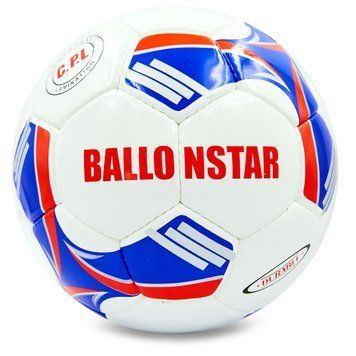 Мяч футбольный BALLONSTAR FB-5413 Синий-красный №5 PU