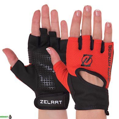 Перчатки для фитнеса и тренировок Zelart MA-3886 Черный-мятный XS