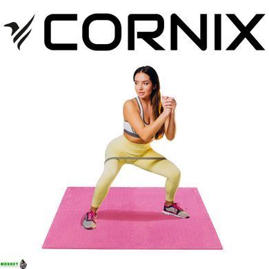 Мат-пазл (ласточкин хвост) Cornix Mat Puzzle EVA 120 x 120 x 1 cм XR-0230 Pink