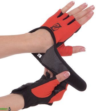 Перчатки для фитнеса и тренировок Zelart MA-3886 Черный-мятный XS