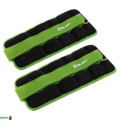Обтяжувачі-манжети для рук та ніг Zelart FI-2502-4 Блакитний 2x2кг