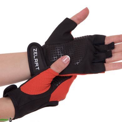 Перчатки для фитнеса и тренировок Zelart MA-3886 Черный-мятный XS