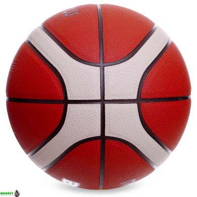 Мяч баскетбольный Composite Leather №6 MOLTEN B6G3180 оранжевый