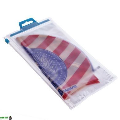 Шапочка для плавання MadWave USA M055303000W синій-червоний