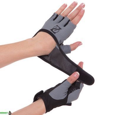Перчатки для фитнеса и тренировок Zelart MA-3886 Черный-мятный XS