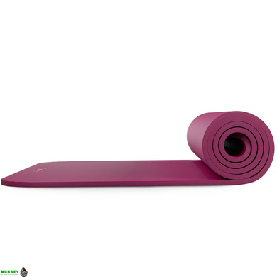 Килимок для йоги Hop-Sport HS-NB015GM NBR 1,5см ягідний