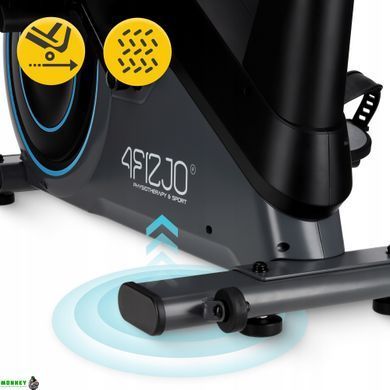 Велотренажер магнітний 4FIZJO Pro+ Black/Blue (P-5905973401630)