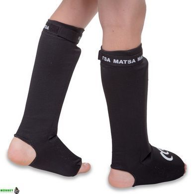 Защита голени и стопы с фиксатором MATSA MA-6238-BK L (16-18 лет) черный