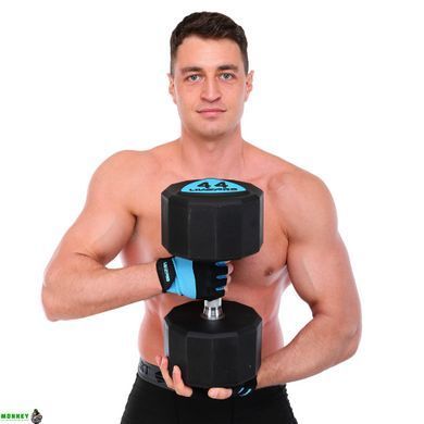 Гантели профессиональные с полиуретановым покрытием LiveUp LP8003-44 (2х44кг)