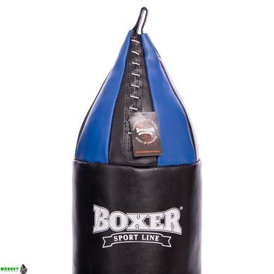 Мешок боксерский Шлемовидный Большой шлем BOXER 1004-01 высота 95см черный-синий