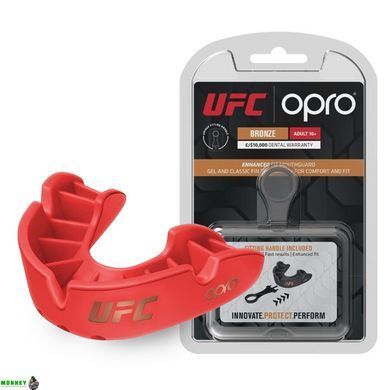 Капа OPRO Bronze UFC детская (возраст до 10) Red (ufc.102513002)