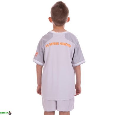 Форма футбольная детская с символикой футбольного клуба BAYERN MUNCHEN гостевая 2021 SP-Planeta CO-2500 8-14 лет белый