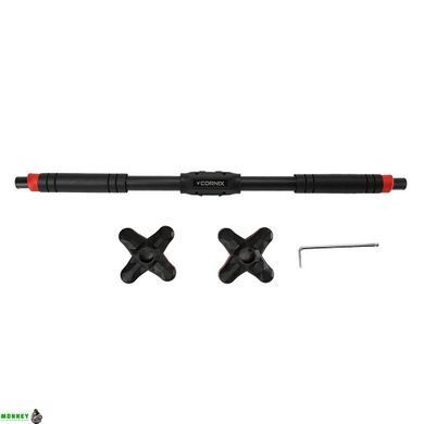 Турник раздвижной Cornix Pro+ 90-130 см XR-0287 Black/Red