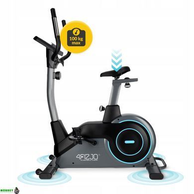 Велотренажер магнітний 4FIZJO Pro+ Black/Blue (P-5905973401630)
