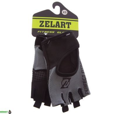Перчатки для фитнеса и тренировок Zelart MA-3886 Черный-мятный XS