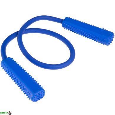 Эспандер трубчатый для фитнеса с массажными ручками SP-Sport FI-3950 74см синий