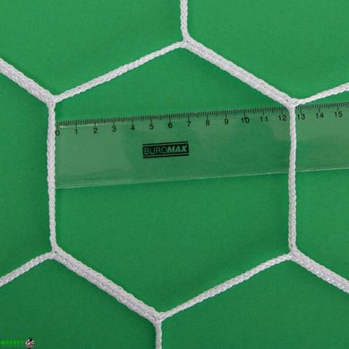 Сетка на ворота футбольные шестиугольные CIMA C-6058 7,32x2,44x1,5м 2шт