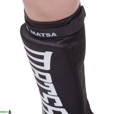 Защита голени и стопы с фиксатором MATSA MA-6238-BK L (16-18 лет) черный