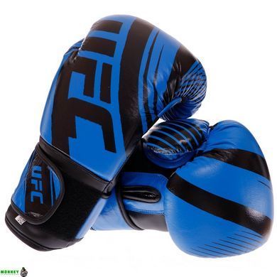 Рукавички боксерські RUSH UCF BO-0574 Синій 14 унції