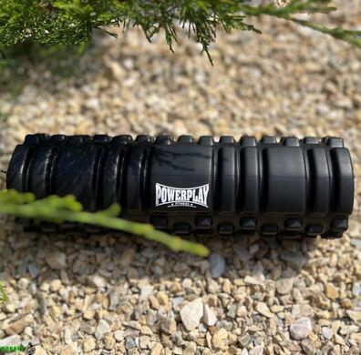 Массажный ролик (роллер) PowerPlay 4342 Massage Roller Черный (30x10см.)
