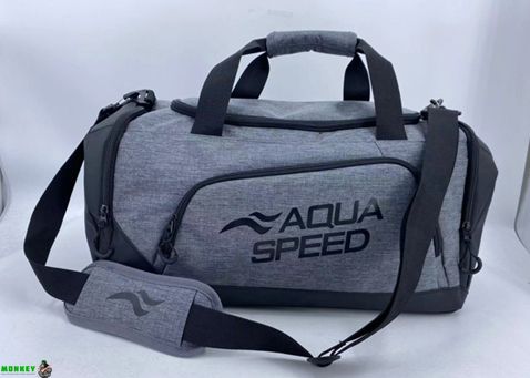 Cумка Aqua Speed ​​Duffel bag M 60146 35L серый, черный Уни 48x25x29см