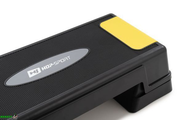 Степ платформа Hop-Sport HS-PP020AS черно-желтая