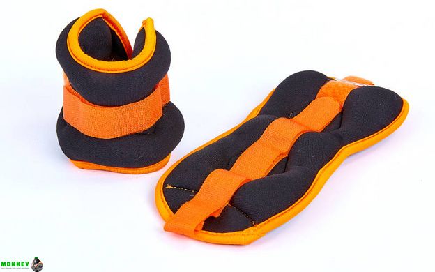 Утяжелители-манжеты для рук и ног Zelart FI-7208-1 2x0,5кг цвета в ассортименте