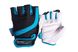 Перчатки для фитнеса и тяжелой атлетики PowerPlay 2311 женские черно-голубые XS