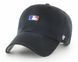Кепка 47 Brand BATTER MAN LOGO BASE RUNNER черный серый Уни OSFA