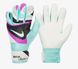 Вратарские перчатки Nike NK GK MATCH JR-HO23 белый, бирюзовый Дет 5 (15,6 см)