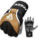 Рукавиці для ММА RDX AURA PLUS T-17 Black Golden M (капа у комплекті)