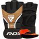 Рукавиці для ММА RDX AURA PLUS T-17 Black Golden M (капа у комплекті)