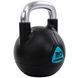 Гиря полиуретановая с хромированной ручкой LiveUp LP8040-20 вес 20кг черный