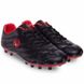 Бутсы футбольные PRIMA 20618-2 размер 40-45 черный-красный