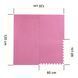 Мат-пазл (ласточкин хвост) Cornix Mat Puzzle EVA 120 x 120 x 1 cм XR-0230 Pink