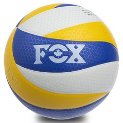 Мяч волейбольный Клееный PU FOX SD-V8005 (PU с сотами, №5, 5 сл., клееный)