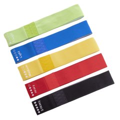 Резинки для фітнесу набір LOOP BANDS SP-Sport FI-2233 5шт кольори в асортименті