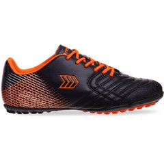 Сороконіжки взуття футбольне OWAXX DMO21105-2 BLACK /ORANGE/WHITE розмір 41-45 (верх-PU, підошва-RB, чорний-оранжевий-білий)