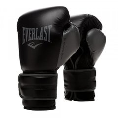 Боксерські рукавиці Everlast POWERLOCK BOXING GLOVES чорний Уні 12 унций