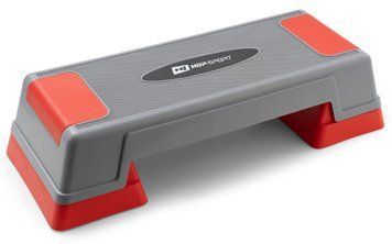 Степ платформа Hop-Sport HS-PP020AS сіро-червона