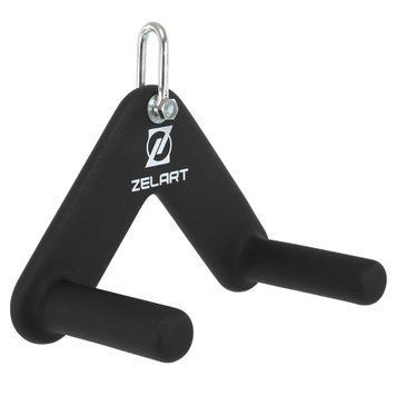 Рукоятка для тяги з вузьким хватом Zelart TA-9628 24см чорний
