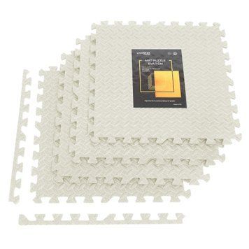 Мат-пазл (ластівчин хвіст) Cornix Mat Puzzle EVA 120 x 120 x 1 cм XR-0231 Cream