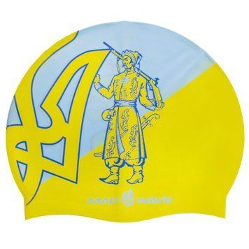 Шапочка для плавання MadWave UKRAINE M055304 зелений