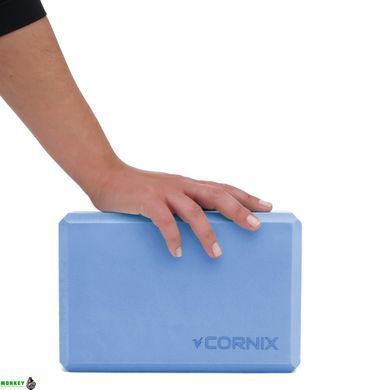 Блок для йоги Cornix EVA 22.8 x 15.2 x 7.6 см XR-0102 Blue
