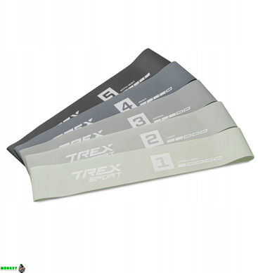 Набор резинок для фитнеса Trex Sport TX-065RBG 1-18кг