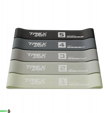 Набор резинок для фитнеса Trex Sport TX-065RBG 1-18кг