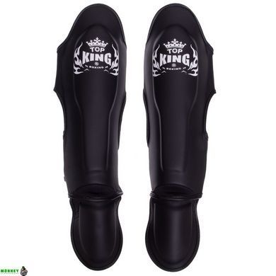 Защита голени и стопы для единоборств детская TOP KING TKSGKC Черный S